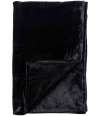 BH004 Brand Lab Extra Large Plush Fleece Blanket Black colour image